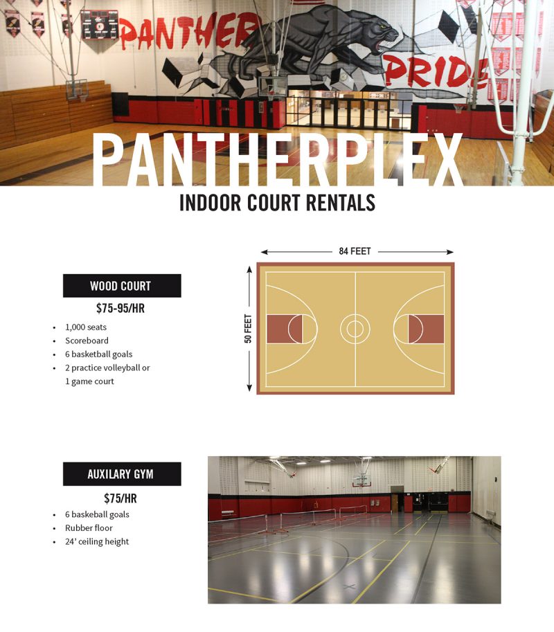 Pantherplex Indoor Court Rentals 12 22