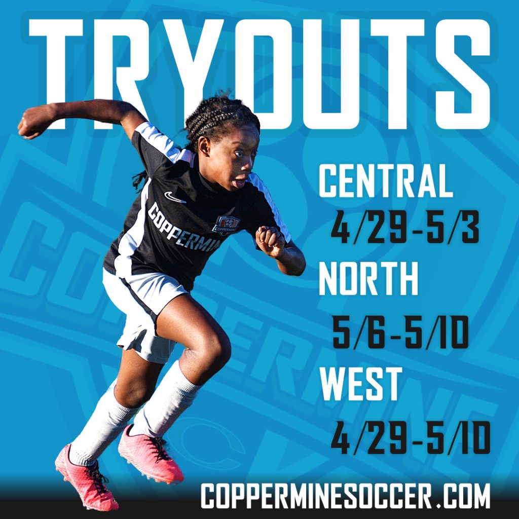 Coppermine Soccer Club 2024 Tryouts