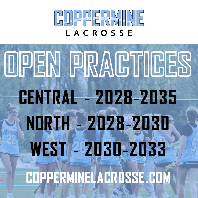 Lacrosse Open Practices for Central, North and West regions.